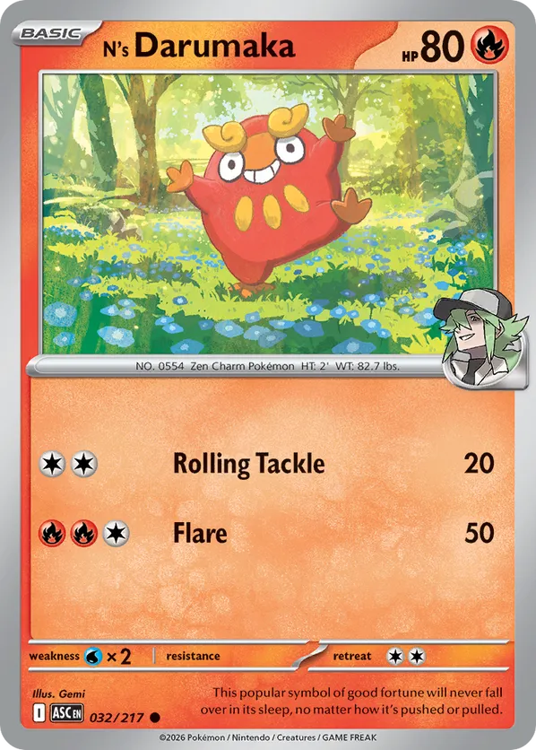 N's Darumaka (Energy Symbol Pattern) 