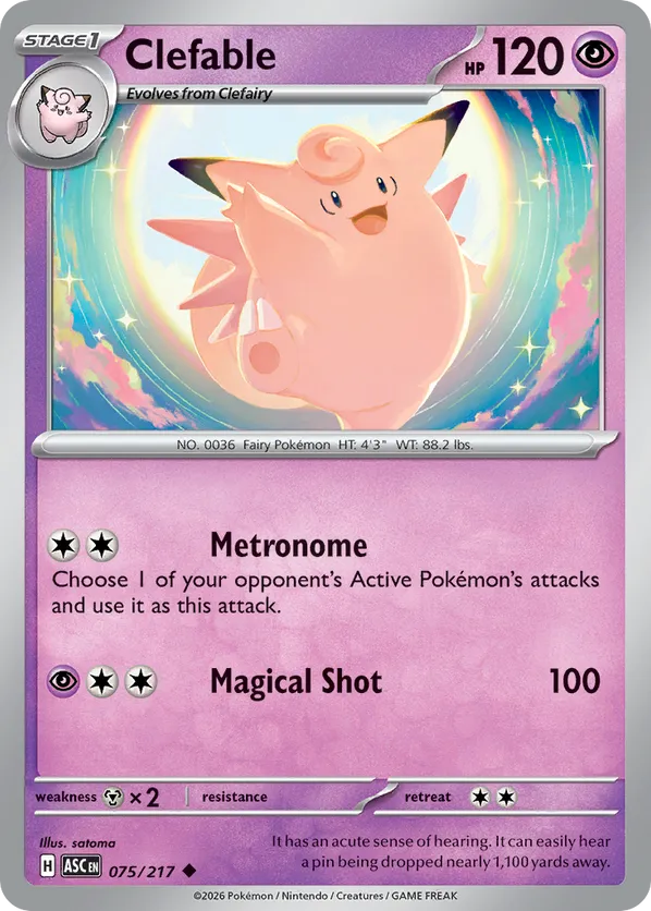 Clefable (Energy Symbol Pattern) 