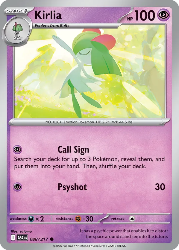 Kirlia (Energy Symbol Pattern) 