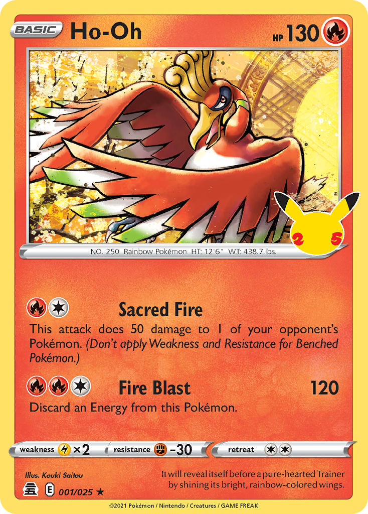 Ho-oh from Celebrations