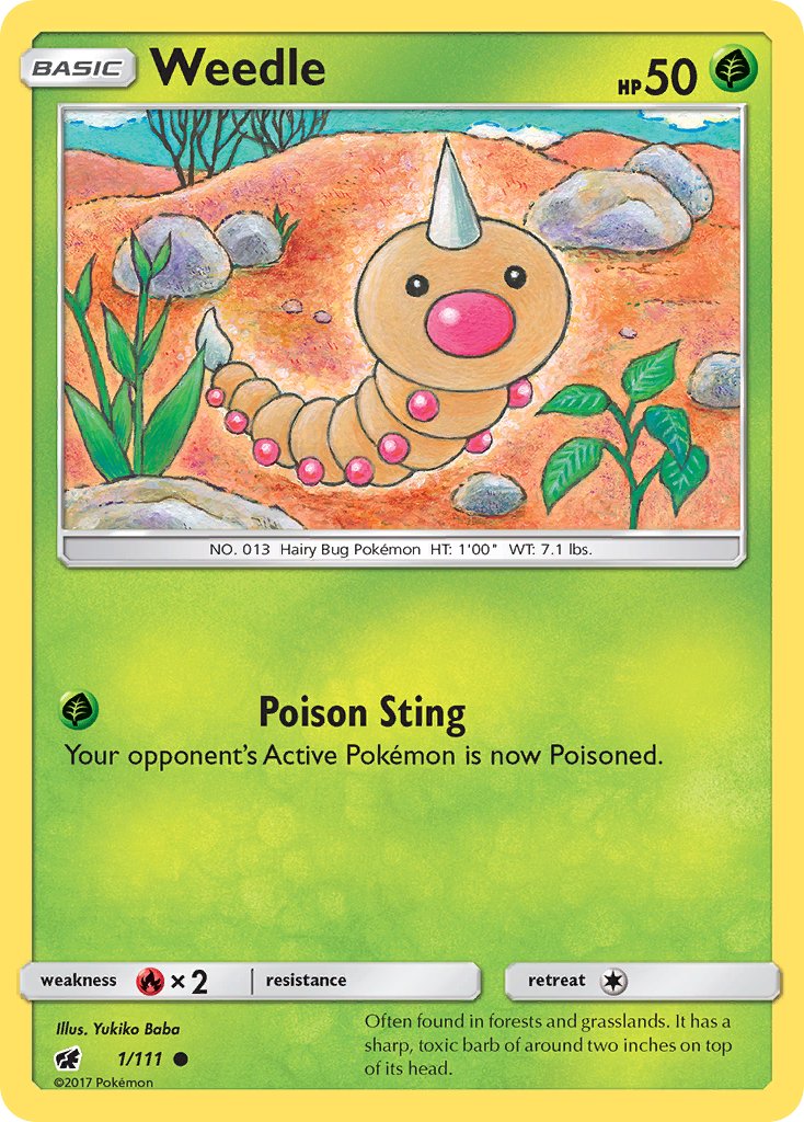 Weedle from Crimson Invasion