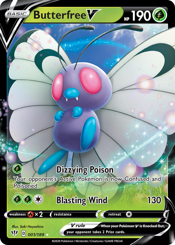 Butterfree V from Darkness Ablaze