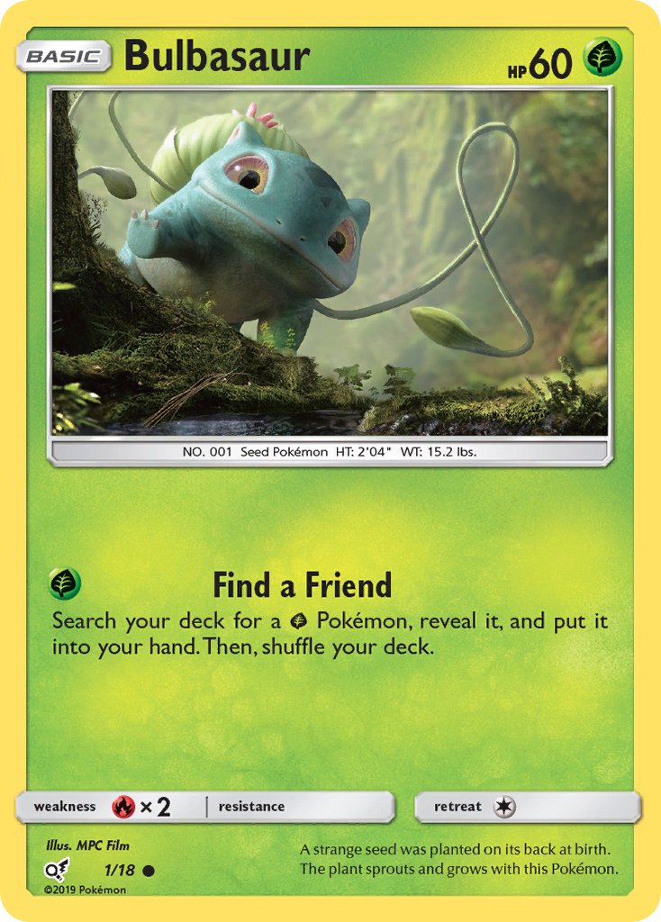 Bulbasaur (Holo Common) from Detective Pikachu