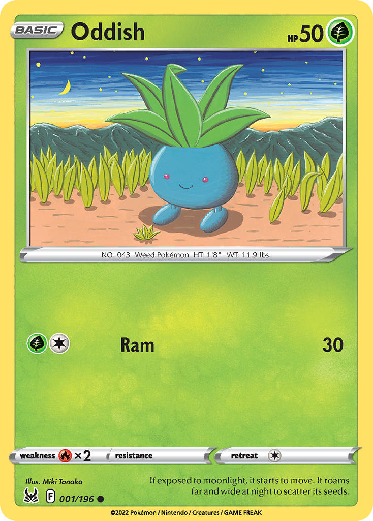 Oddish from Lost Origin