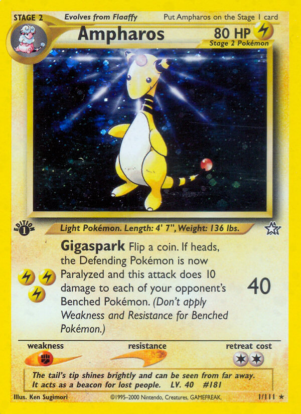 Ampharos from Neo Genesis