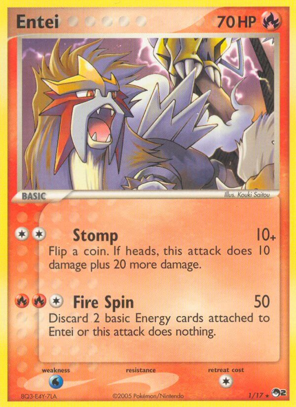 Entei from POP Series 2