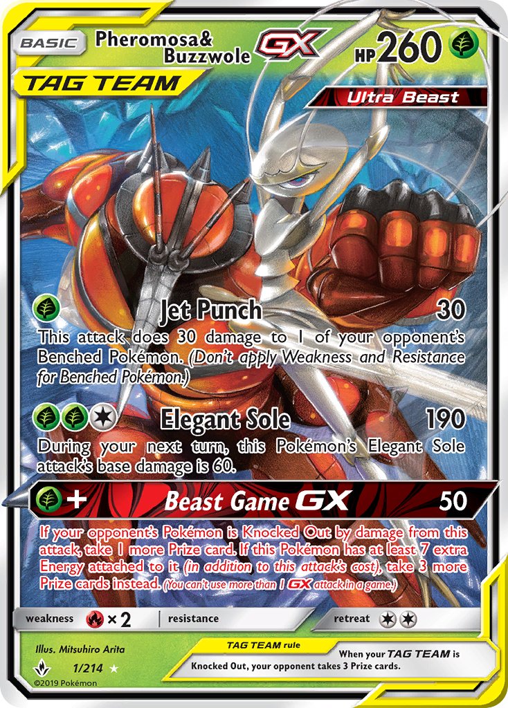 Pheromosa & Buzzwole GX from Unbroken Bonds