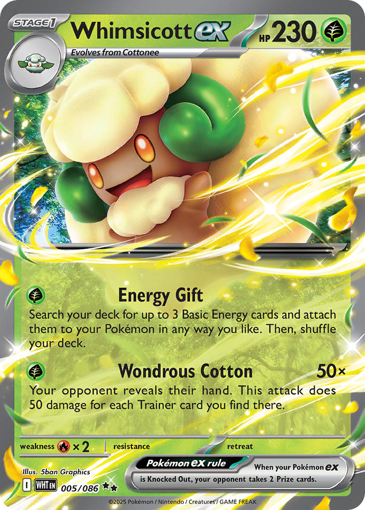 Whimsicott ex from White Flare