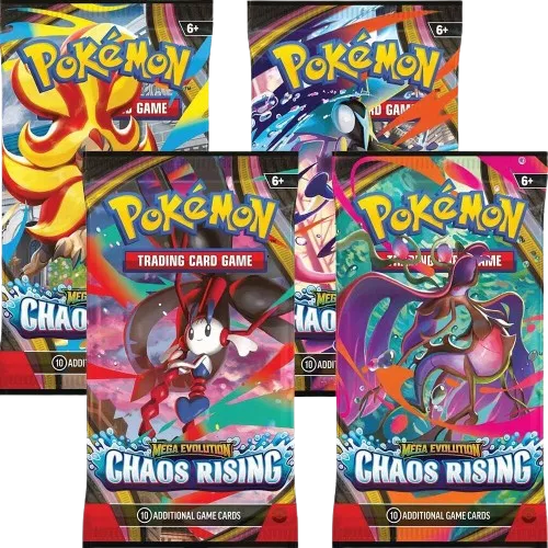 Chaos Rising Booster Pack Art Bundle [Set of 4] 
