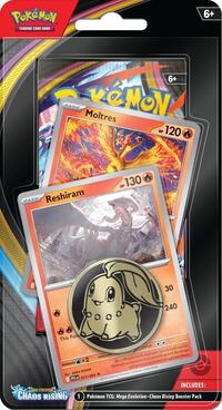 Chaos Rising Single Pack Blister [Reshiram/Moltres] 