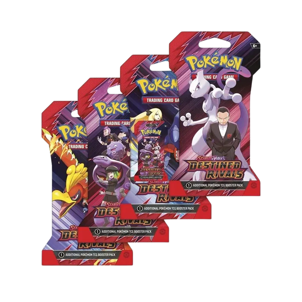 Destined Rivals Sleeved Booster Pack Art Bundle [Set of 4] 