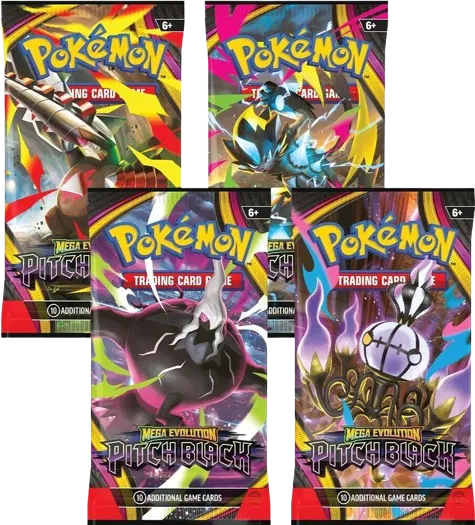 Pitch Black Booster Pack Art Bundle [Set of 4] 
