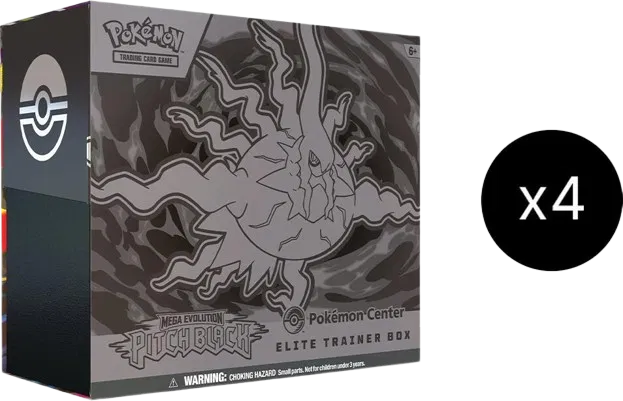 Pitch Black Pokemon Center Elite Trainer Box Case (Exclusive)