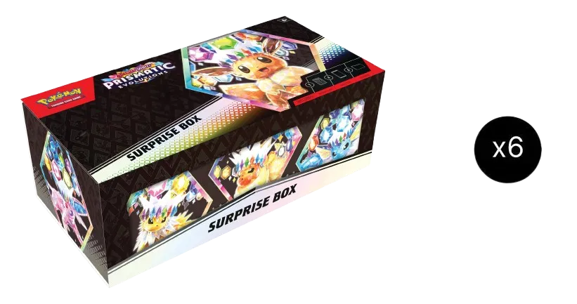 Prismatic Evolutions Surprise Box Case 