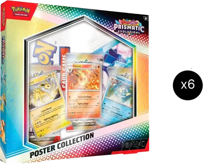 Prismatic Evolutions Poster Collection Case 
