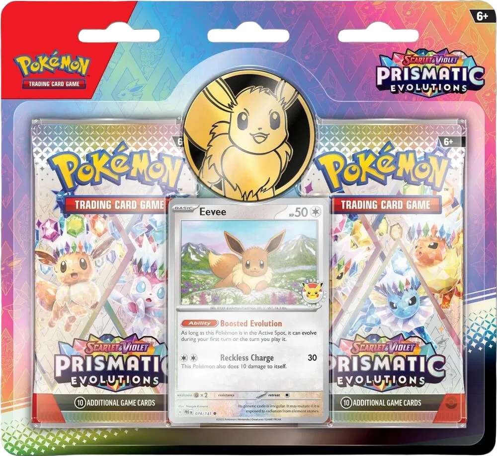 Prismatic Evolutions 2Blister [Eevee] 